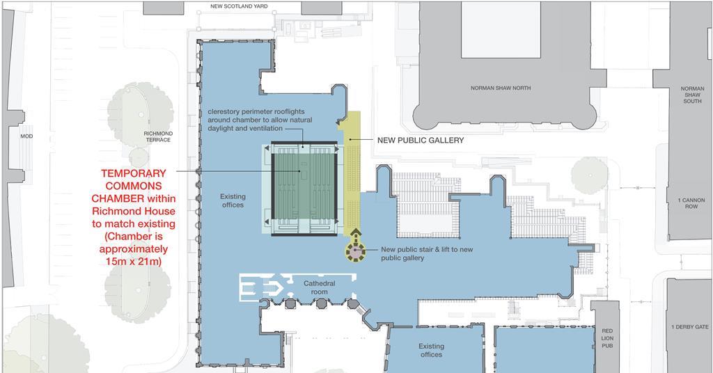 Commons Layout ‘Let us show you how to create temporary Commons for £500m less ...