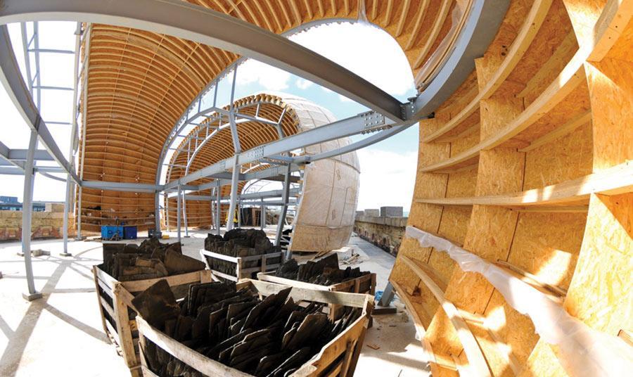 Velvet Mill rooftop pods by David Morley Architects Technical