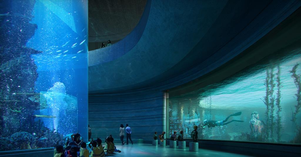 Haptic Architects and Oslo Works revise Norway aquarium plans