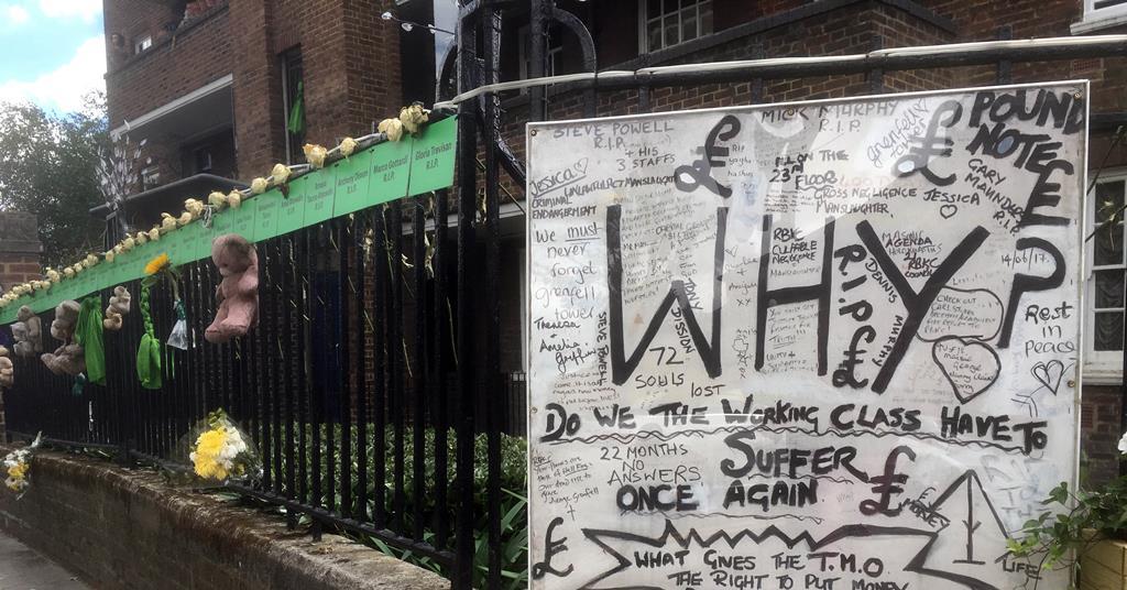 Turn Grenfell Tower into highrise memorial garden, says survivor