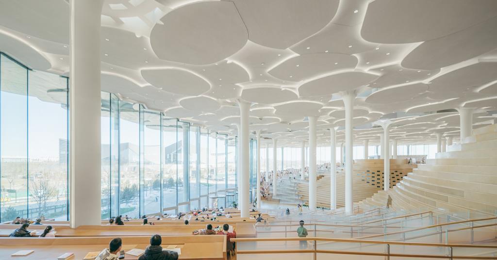 Snøhetta unveils Beijing library filled with ‘hills’ and topped by ...