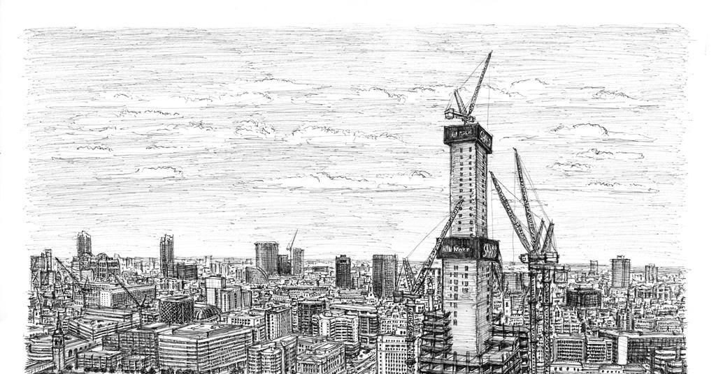The Shard, London - Theodor Decker - Drawings & Illustration, Buildings &  Architecture, Landmarks, National Monuments - ArtPal