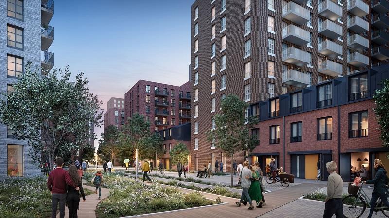 Green light for 1,400-home Broadway Malyan scheme | News | Building Design