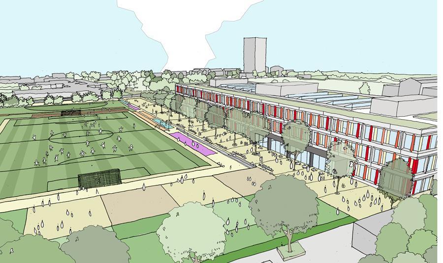 AHMM Dagenham Park School, Barking Building Study Building Design