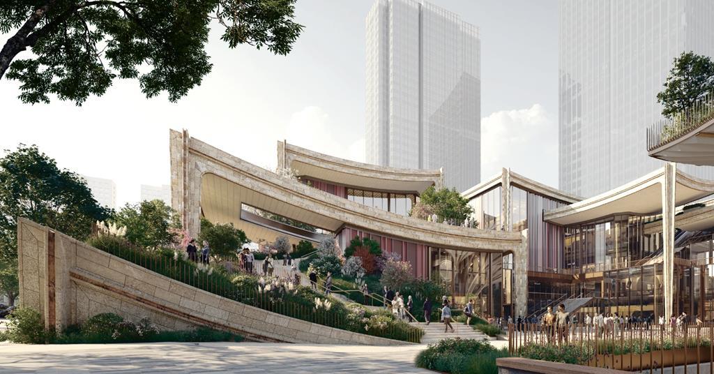 Heatherwick unveils China shopping quarter inspired by Terracotta Army