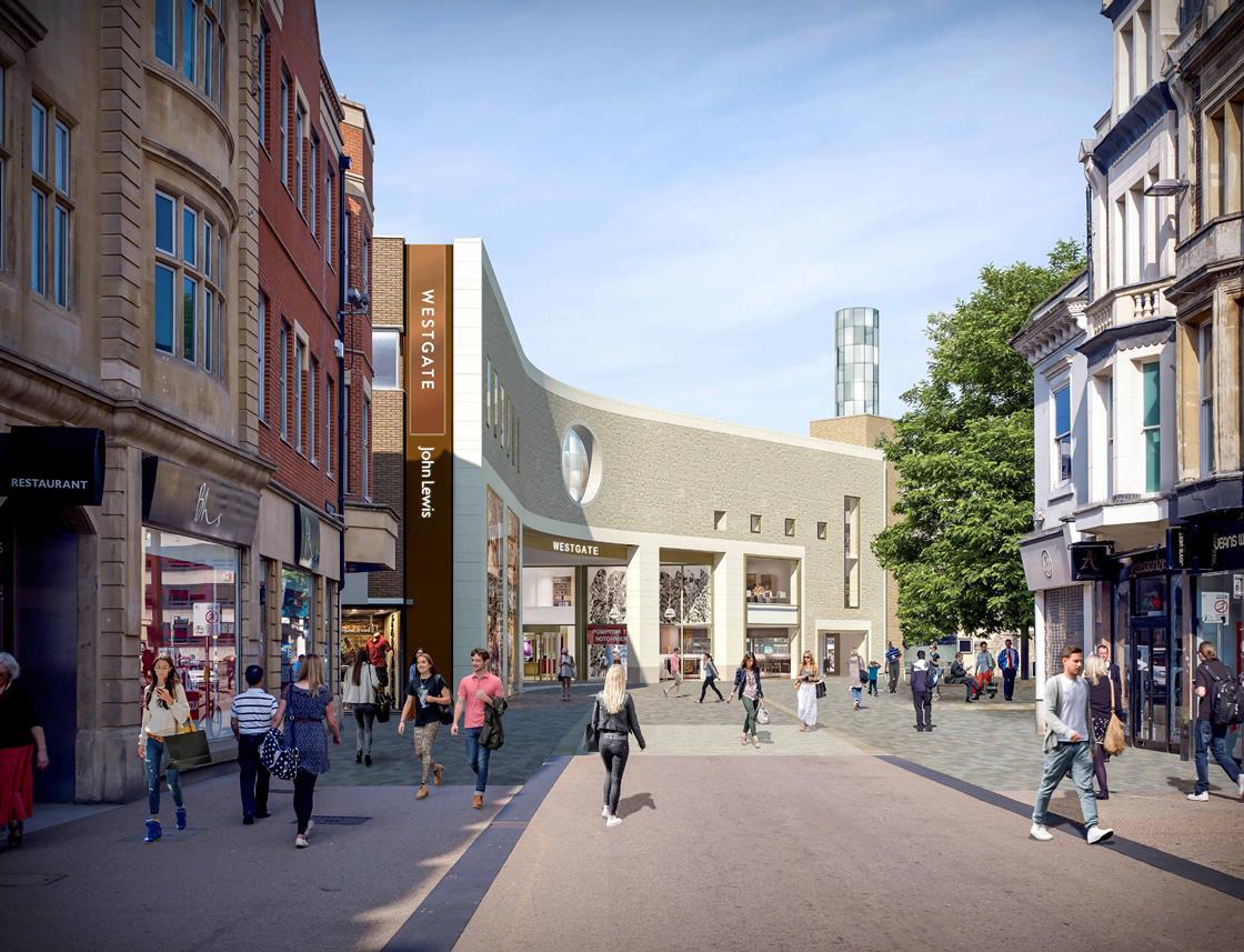 Dixon Jones shopping centre artwork given OK News Building Design