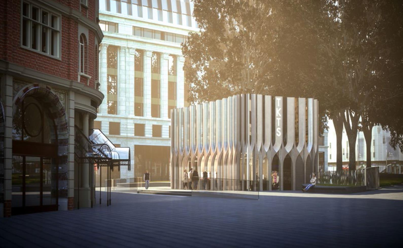 Moxon wins approval for new Leicester Square ticket kiosk