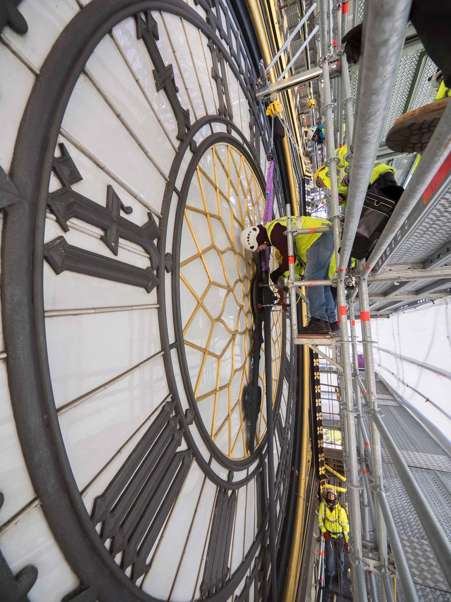 Technical Study Elizabeth Tower refurbishment, London, by Purcell