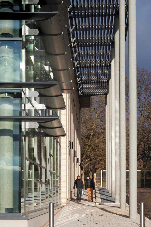 cloud o Spun Technical columns concrete Building   Design