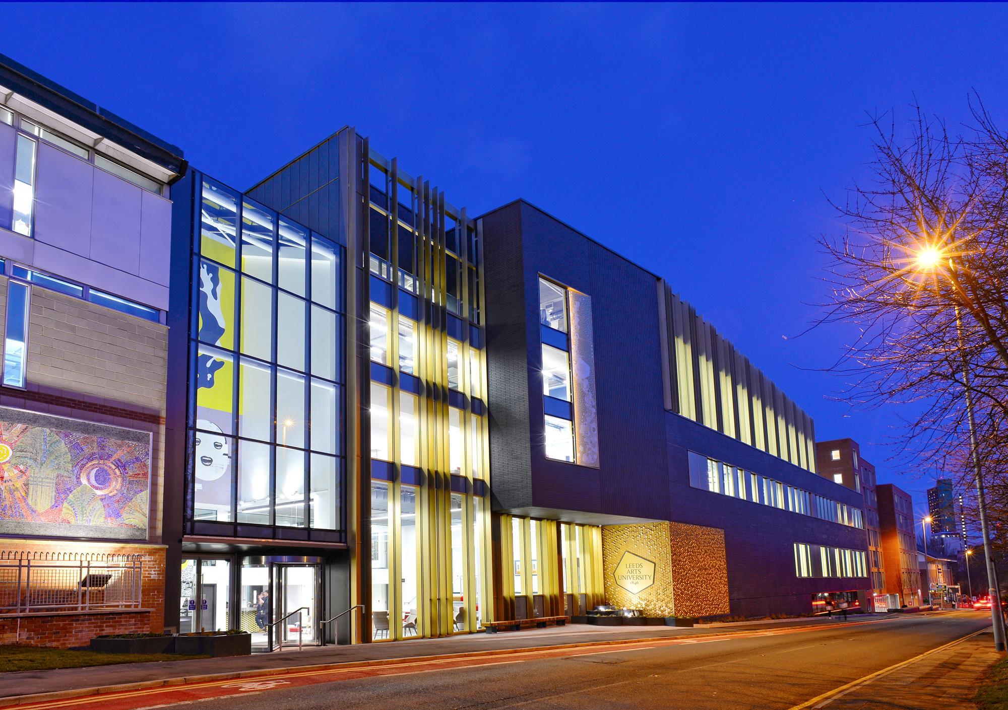 DLA Showcases 22m Leeds Arts University Extension News Building Design   1868205 4mainelevation 644306 