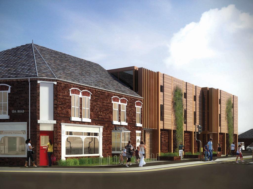 Pleck Road apartments, Walsall by Khoury Architects Building Studies