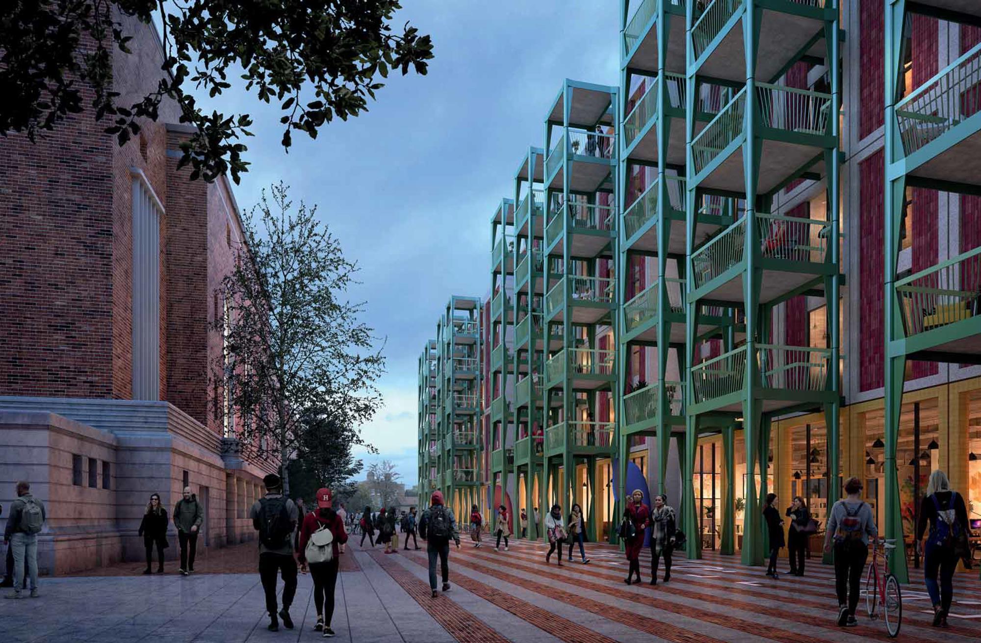 RSHP reveals first images of town hall redevelopment News Building