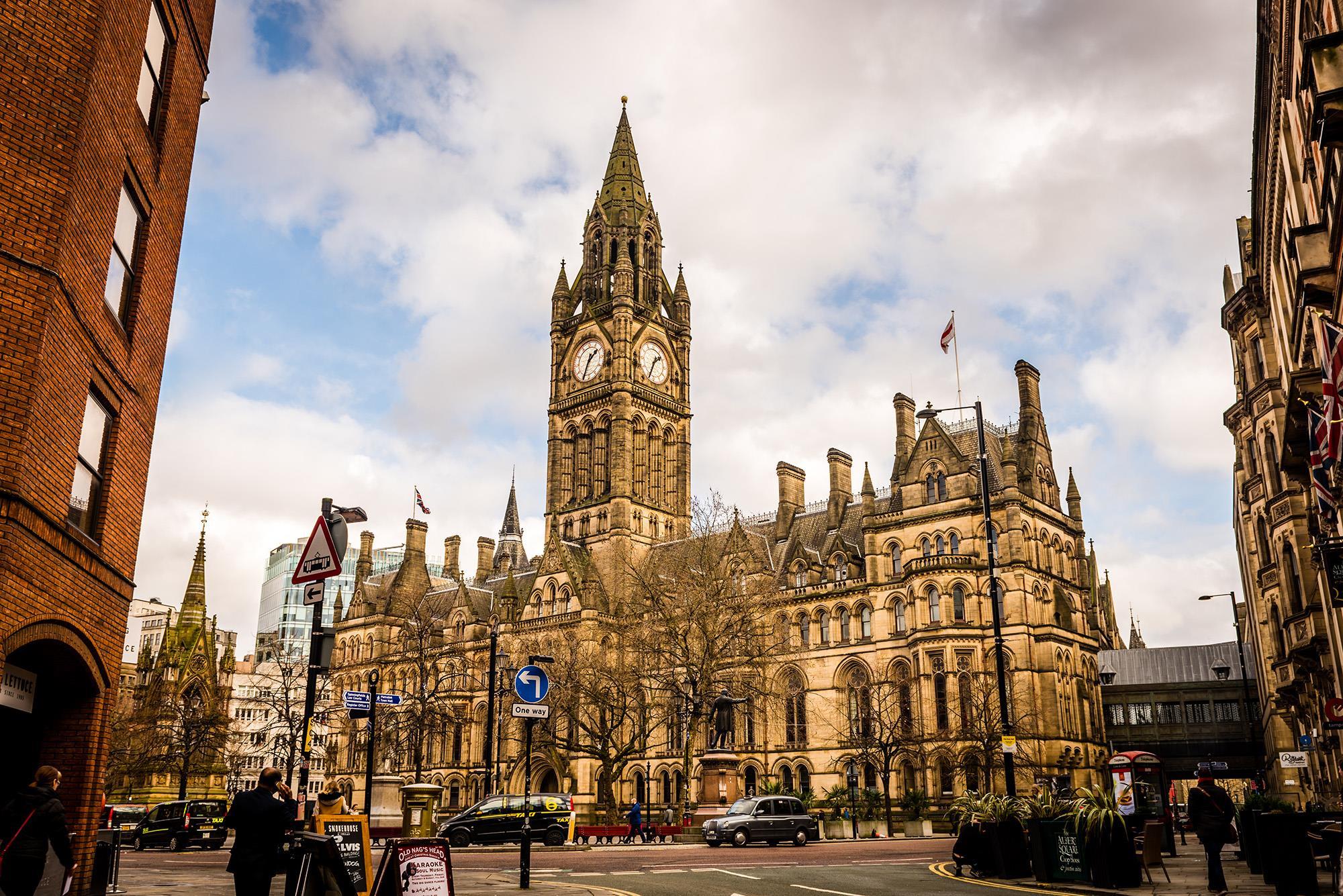 Manchester City Hall Manchester City Hall - Hd Football