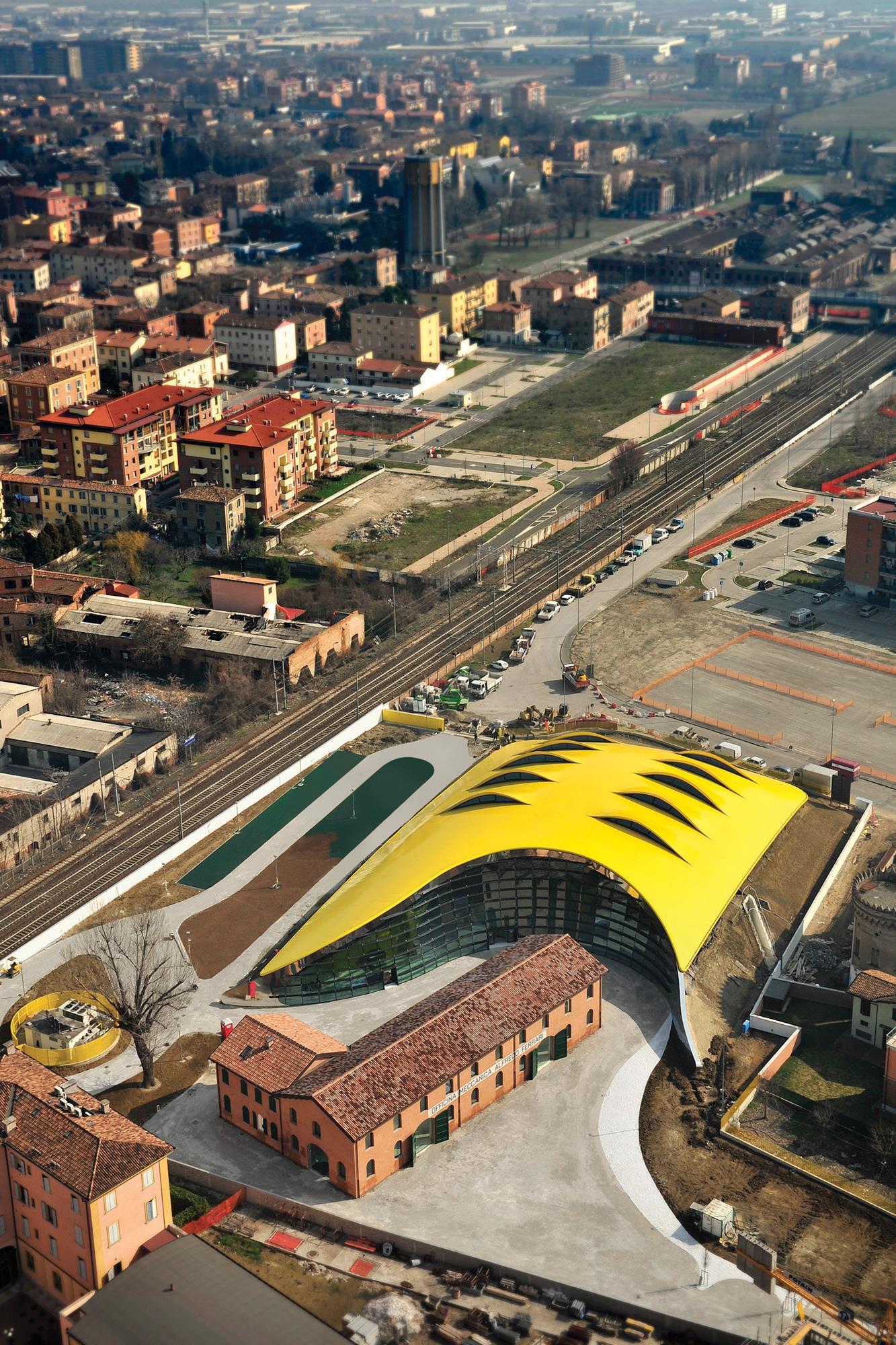 Enzo Ferrari Museum by Future Systems and Shiro Studio Building Study