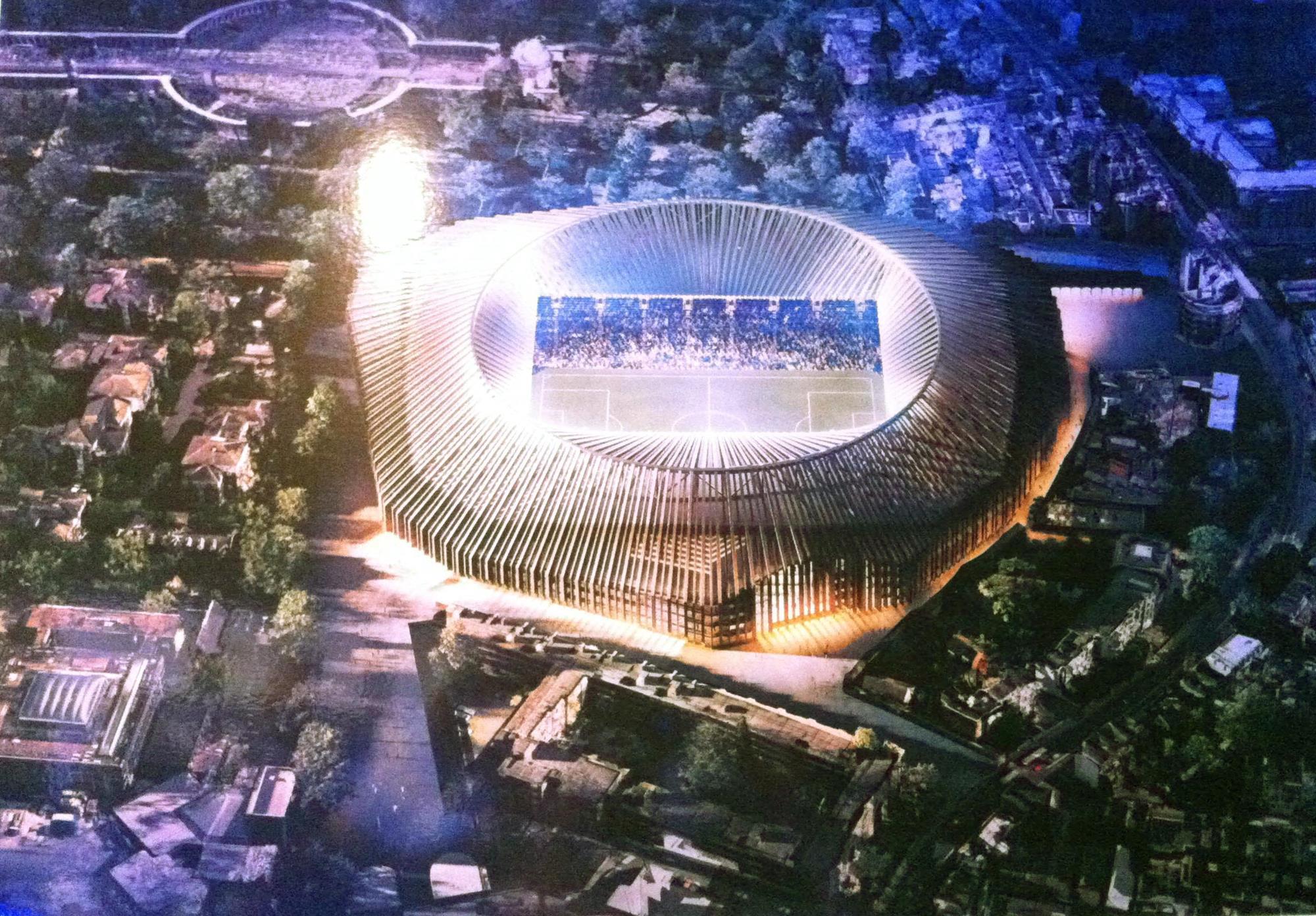Herzog & de Meuron reveals Chelsea stadium model | News | Building Design