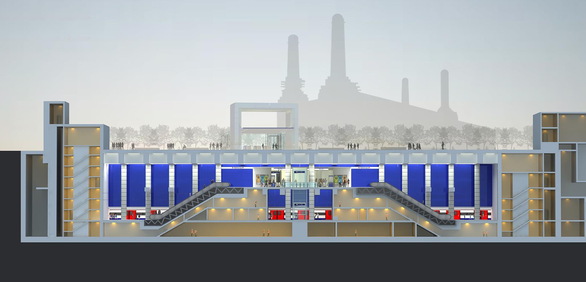 Images of Northern Line extension stations revealed News Building