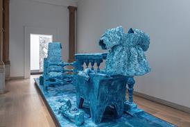 Biennale blue soap