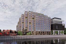 View of the proposals for Red Lion Court from the Thames