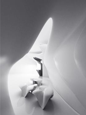  Zaha Hadid - Kurt Schwitters exhibition design (sketch) - Galerie Gmurzynska