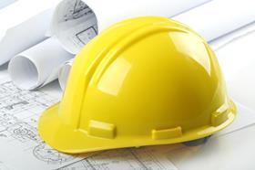 Construction hard hat.