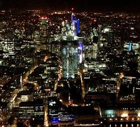 View from Shard at night