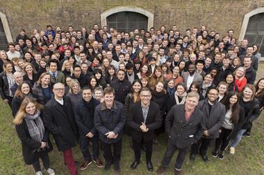 Hawkins Brown staff - and (below) its offices
