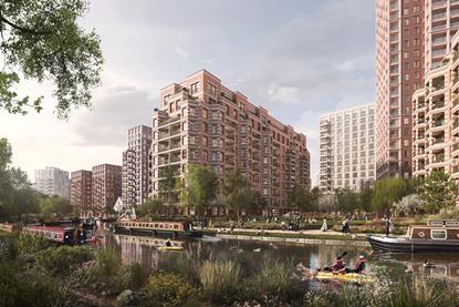 Ballymore_Kensal Canalside - view of Plot 4_