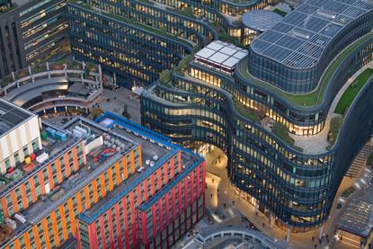 100 Liverpool Street and 1 Broadgate  Getty Images Credit Peter Cade