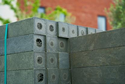 Building materials made from recycled plastics - shutterstock