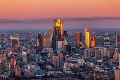 London at dawn