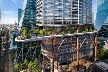 One London - Level 11 free-to-access elevated public podium garden © One London