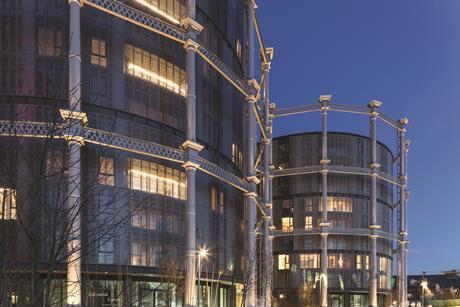 Exterior of gasholders london adjacent to the regent's canal architecture by wilkinson eyre @peter landers v2