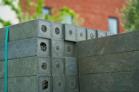 Building materials made from recycled plastics - shutterstock