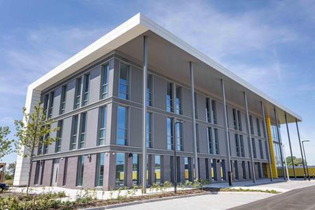 The Somerset Energy Innovation Centre uses Cedral cladding to reduce the building's solar gain.