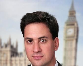 Energy and climate change secretary  Ed Miliband