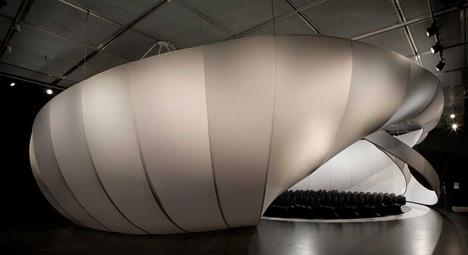 Zaha Hadid Architects Chamber Music Hall at Manchester Art Gallery