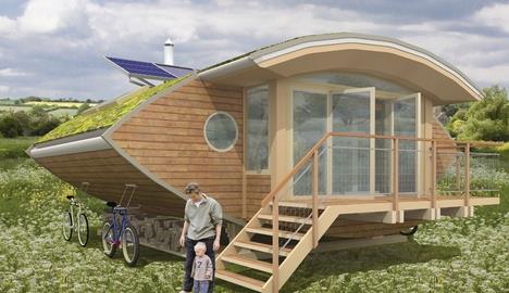  Zed Factory’s Land Ark home, unveiled at Ecobuild this week.