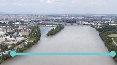 Site of New Danube Bridge