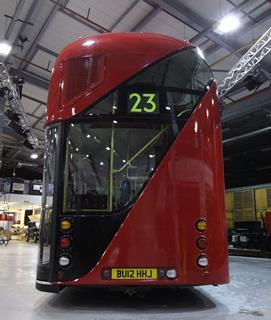 The back of the proposed new Routemaster bus design