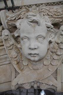 St Paul's cathedral cherub - post cleaning