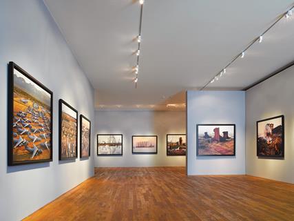 The gallery opens with a series of photographs documenting the oil industry by Edward Burtynsky.