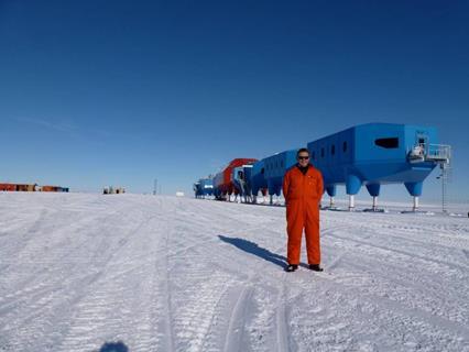 Hugh Broughton in the Antarctic