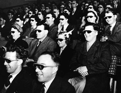 Audience at 3D film shown at the festival