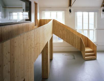 Adam Khan Architects' Empire Studio balcony