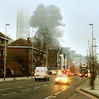 Vauxhall tower crash