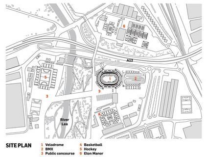 Olympic Park site plan