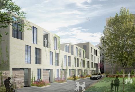 Alison Brooks Architects: Mews home zone, South Kilburn