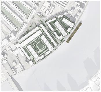 Fulham Wharf Masterplan. Copyright Lifschutz Davidson Sandilands