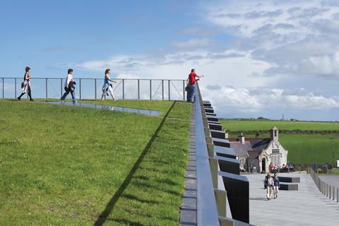 Giant's Causeway visitor centre by Heneghan Peng Architects