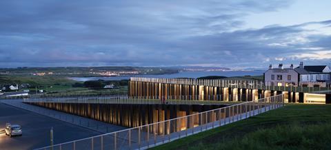 Giant's Causeway visitor centre by Heneghan Peng Architects